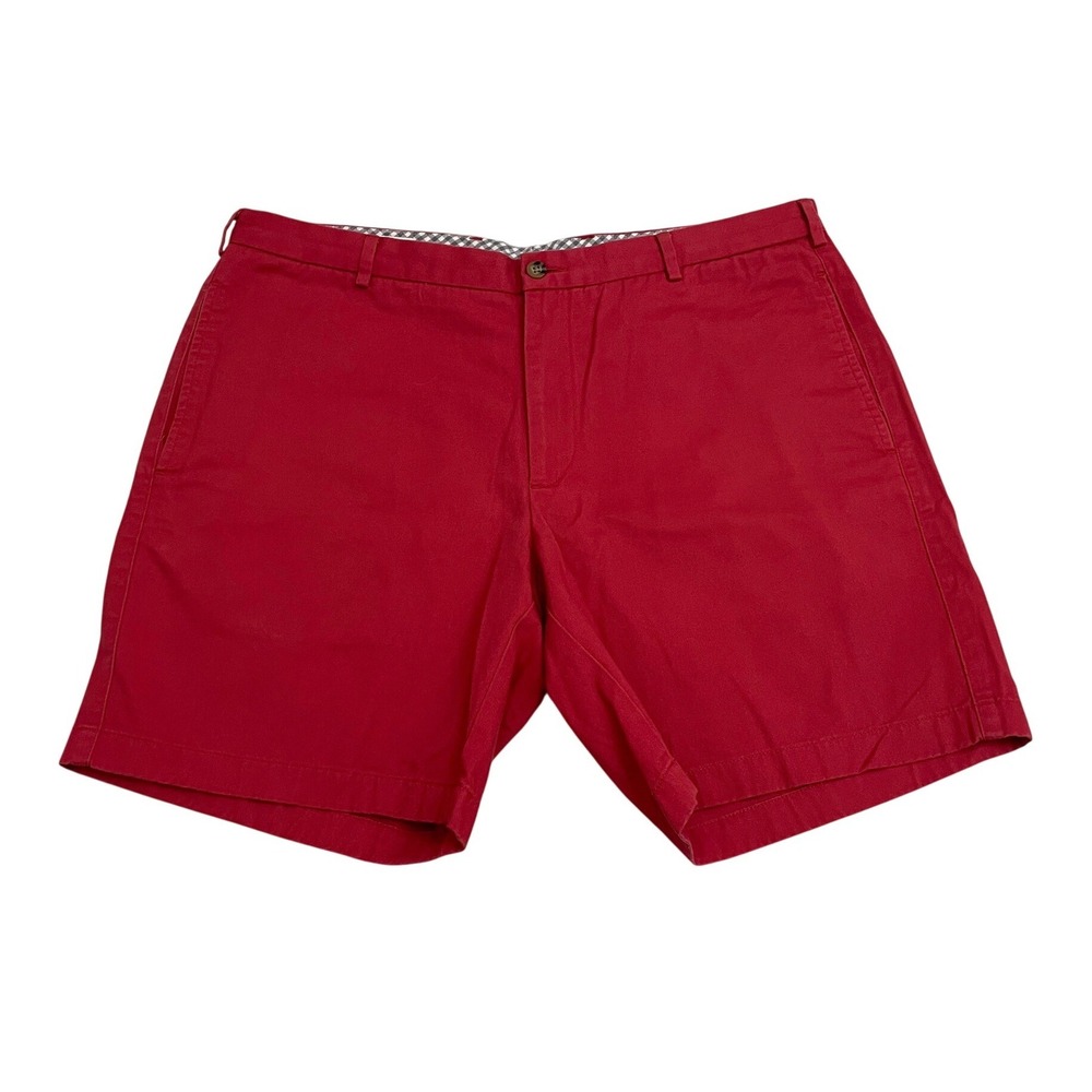 Onward Reserve‎ Chino Shorts Men's 36 Red 7.5" Inseam Golf Flat Front